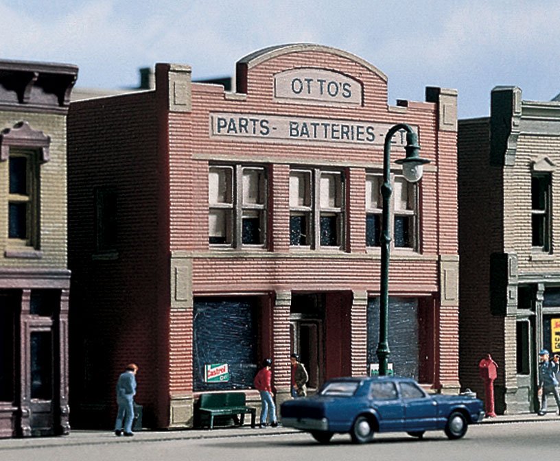 thumbnail image 2 of N Scale Scratch Built Industrial #7 Factory Building With LED Lighting - Walthers Compatible, 1:160 2 of 5