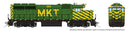 Rapido 040017 HO EMD GP40 Mother+Slug (DC/Silent): MKT - Green & Yellow: #226 + #501