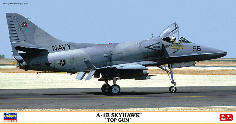 Hasegawa Models 7523 A-4E Skyhawk “Top Gun” 1:48 SCALE MODEL KIT