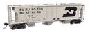 WalthersMainline 910-7041 HO 50' Pullman-Standard PS-2 2893 3-Bay Covered Hopper - Ready to Run - Burlington Northern