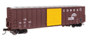 PREORDER Walthers Mainline HO 910-46038 50' ACF Exterior Post Dreadnaught End Plate B Boxcar, Conrail