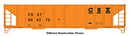 PREORDER WalthersMainline 910-57019 HO 41' Ballast Hopper  - Ready to Run -- CSX