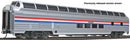 Walthers Proto HO 14601 85' Budd Great Dome, Lighted, Amtrak Ph III
