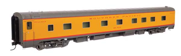 WalthersProto 920-18851 85' Pullman-Standard 4-4-2 Imperial Series Sleeper Plan #4069H -- Southern Pacific / Pullman #9112 (UP yellow, red), HO