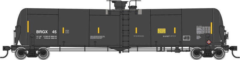 Walthers 920-100733 55' Trinity Modified 30,145-Gallon Tank Car - Ready to Run -- Bridger Rail Shipping BRGX