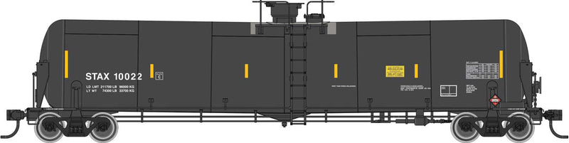 Walthers 920-100751 55' Trinity Modified 30,145-Gallon Tank Car - Ready to Run -- Stauffer Chemical Co. STAX