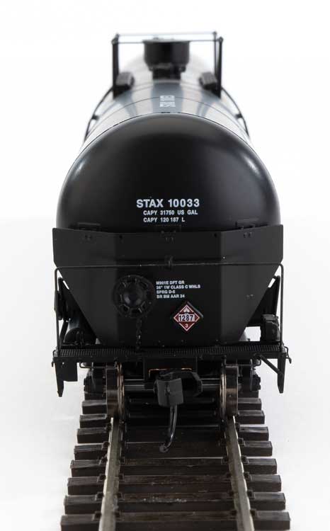 Walthers 920-100751 55' Trinity Modified 30,145-Gallon Tank Car - Ready to Run -- Stauffer Chemical Co. STAX