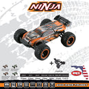 Imex 19025O Ninja R/C Truggy Orange w/wheelie b 1:16