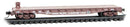 Micro-Trains 4500722 50' Fishbelly-Side Flatcar with Side-Mount Brake Wheel, Ready to Run, Union Pacific