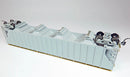 PREORDER Rapido 560001A N Procor 5820 Covered Hopper - Ready to Run -- Procor Ltd. UNPX (gray, blue stencil lettering)