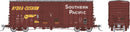 PREORDER Rapido HO 164008 PC&F B-100-34 Boxcar Set, Southern Pacific 1980s Fade (3-Pack)