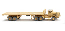 PREORDER Wiking HO 55408 Flatbed Semi-Trailer, Yellow
