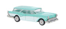 PREORDER Brekina HO 18175 1957 Buick Century Caballero, Turquoise | 26.99