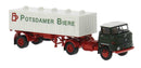 PREORDER Brekina HO 71219 1965 IFA W 50 Tractor with Beer Tank Trailer, Potsdamer Biere | 40.49