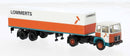 PREORDER Brekina HO 78163 1968 MAN F7 Tractor with Van Trailer, Lommerts | 51.29
