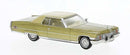 Brekina HO 18126 1972 Cadillac Coupe de Ville, Assembled, Gold, Ivory