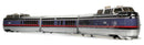 Rapido 203104 HO UAC TurboTrain Add-On Coach (2022 Ver.) - Ready to Run -- Amtrak (Late Scheme, white, red, blue)