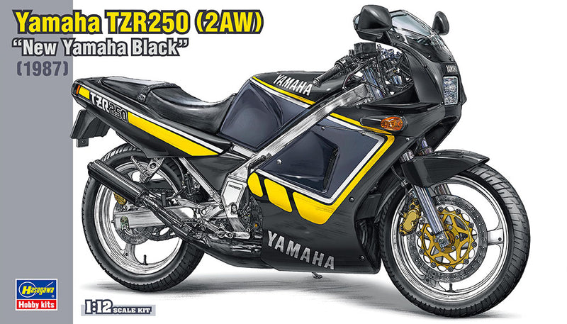 Hasegawa Models 21743 Yamaha TZR250 (2AW) “New Yamaha Black” 1:12 SCALE MODEL KIT