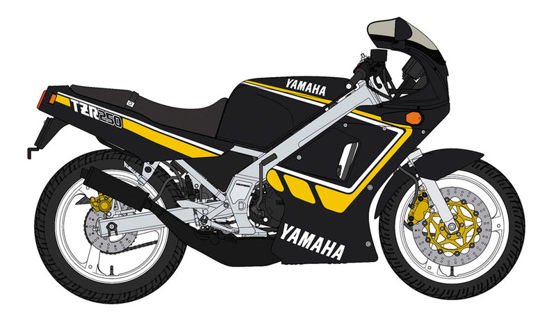 Hasegawa Models 21743 Yamaha TZR250 (2AW) “New Yamaha Black” 1:12 SCALE MODEL KIT