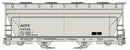 PREORDER Accurail HO 2220 ACF 2-Bay Covered Hopper Kit, ACFX