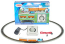 Bachmann 24028 Thomas with Annie and Clarabel Train Set - Standard DC - Thomas and Friends(TM - Thomas the Tank Engine, 2 Cars, E-Z Track Circle, Controller and Instructions, N Scale