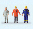 Preiser HO 28149 60 Years Technical Emergency Service THW