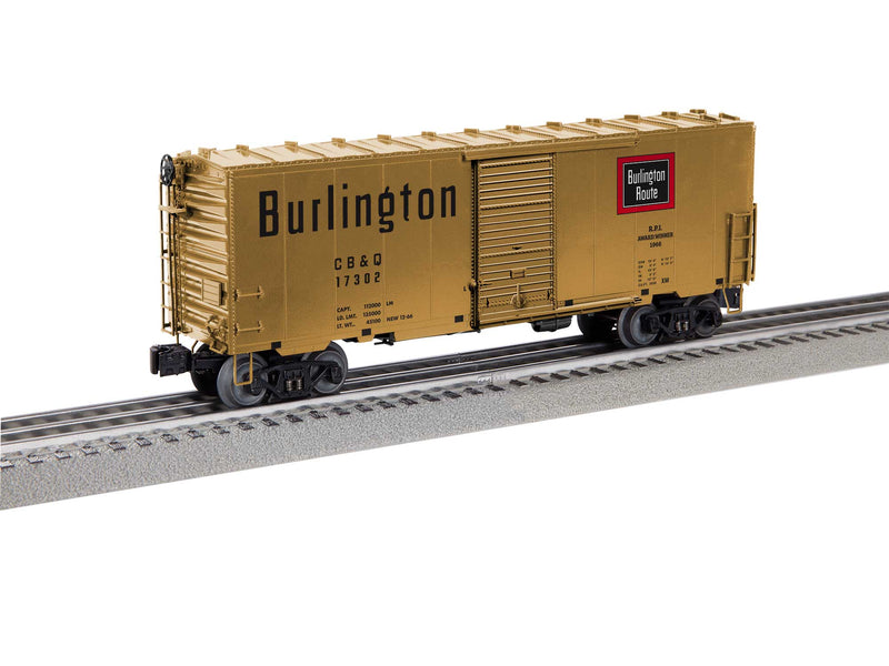 PREORDER Lionel 2426020 O PS-1 Boxcar with FreightSounds(R) - 3-Rail - Ready to Run - Chicago, Burlington & Quincy