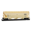 Micro-Trains N 09400931 3-Bay Covered Hopper, CSX