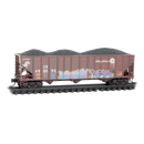 Micro-Trains N 98305103 Weathered 100-Ton 3-Bay Open Hoppers, Conrail