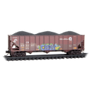 Micro-Trains N 98305103 Weathered 100-Ton 3-Bay Open Hoppers, Conrail