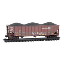 Micro-Trains N 98305103 Weathered 100-Ton 3-Bay Open Hoppers, Conrail
