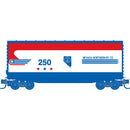 PREORDER Micro-Trains N 10100822 40' Hy-Cube Boxcar, Freedom Train Navada Northern