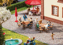 Faller HO 180957 2 Tables and 12 Chairs