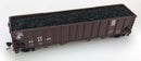 PREORDER Bowser HO 31530 Coal Load, WalthersMainline(R) 50' 100-Ton 3-Bay Hopper (2-Pack)