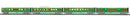 PREORDER MTH 30-68286 O Christmas 4-Car 60Â’ Streamlined Passenger Set w/LED Lights