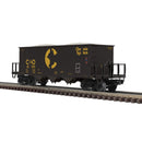 PREORDER Atlas 3001464 Ortner/Trinityrail Rapid Discharge Hopper - 3-Rail - Ready to Run - Premier -- Chessie System C&O (black, yellow, Large Logo), O
