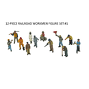 PREORDER Atlas Premier O 3009998 Railroad Workmen Set (12-Pack) | 40.19