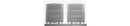 Tichy Train Group HO 3031 Box Car Ends, USRA End with Top Rib