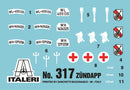 Italeri 317 ZUNDAPP KS750 WITH SIDECAR 1:35