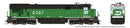 PREORDER Rapido 42603 HO GE C36-7 - Sound and DCC -- Burlington Northern