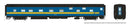 PREORDER Rapido 101152 HO Duplex Sleeper - Ready to Run - Super Continental Line(TM) -- VIA Rail Canada