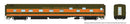 PREORDER Rapido 101164 HO Duplex Sleeper - Ready to Run - Super Continental Line(TM) -- Great Northern