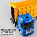 Imex 14539 Diecast Dump Truck blue-yellow 1:50