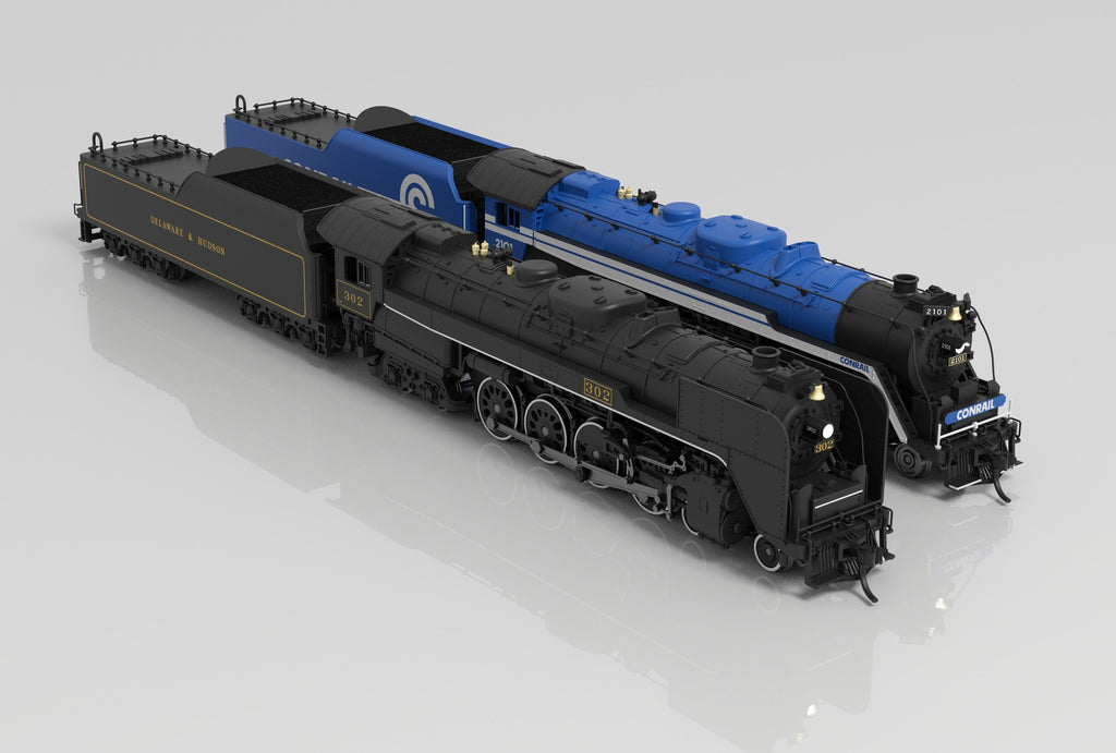 BLI 8247 Delaware & Hudson 4-8-4, Centennial Locomotive #302, No-Sound /  DCC-Ready, N