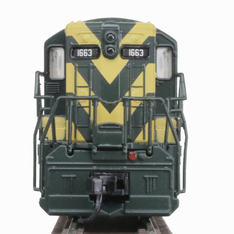 PREORDER Atlas 40005322 N SD-7 Gold Chicago & North Western 1663 (Yellow/Green)