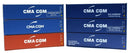 Jacksonville Terminal Company N 405189 40' High Cube Containers with Magnetic System, CMA CGM (Mixed Schemes) (6)