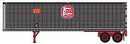 Trainworx N 4026802 40' Corrugated Van Trailer, Assembled, Kansas City Southern