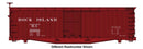 PREORDER Walthers Mainline HO 910-40198 40' Double Sheathed Wood Boxcar, Rock Island