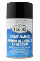 Rust-oleum 1247T Testors Enamel Spray, Gloss Black (3oz)