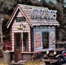 Bar Mills 914 Parker Street News Stand -- Laser-Cut Wood Kit, O Scale